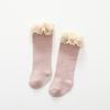 Knee High Length Cotton Socks Hollow Lace Design Princess Socks Knee High Socks  For Infant