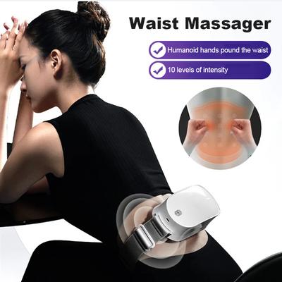 Wireless Portable Premium Multi-function Pounding Waist Back Massager Relaxing Warmth Pounding Legs Massager for Home and Office