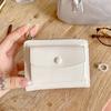 Ultra Thin Women Short Wallet Short Clutch Coin Pouch Portable PU Leather Card Holder  Men