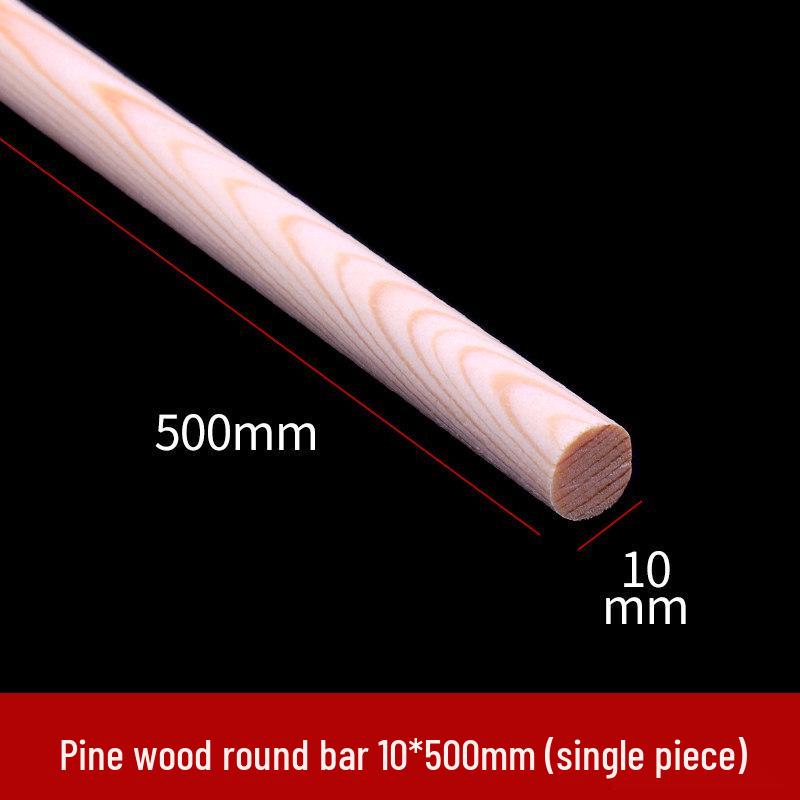 Round Pine Wood Stick for DIY Crafts and Models