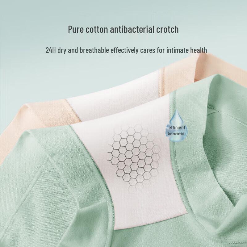 Meiyating Women's High Waist Modal Tummy Control Briefs (4-Pack)