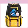 Fashionable Color Blocked Pattern Student Large Capacity Backpack