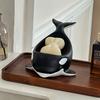 Whale Soap Dish 1PC Cute Non Slip Resin Tray Open Front Soap Holder for Bathroom Kitchen Soap Dish Holder Bathroom Accessories