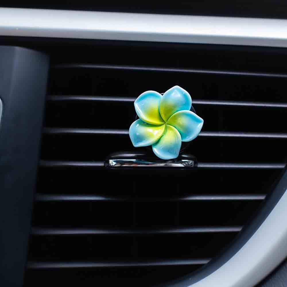 New Frangipani Small Daisy Car Air Outlet Perfume Clip Car Aromatherapy Clip Small Flower Decoration