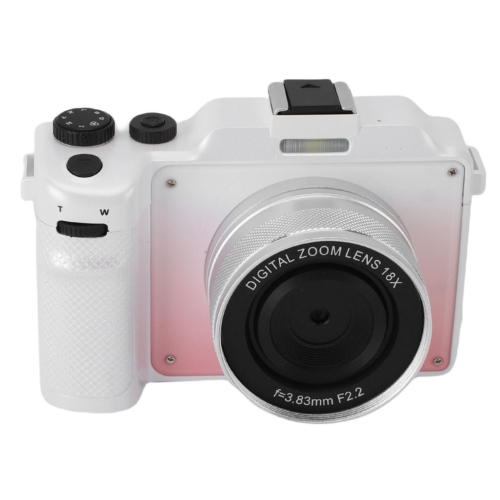 5K Digital Camera HD 80MP WiFi Front Rr Lens 18X Digital Zoom Vlog Camera Anti Shake with Hand Strap for Photography Video