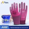Xingyu A688 Men's Durable Anti-slip Rubber Dipped Construction Gloves