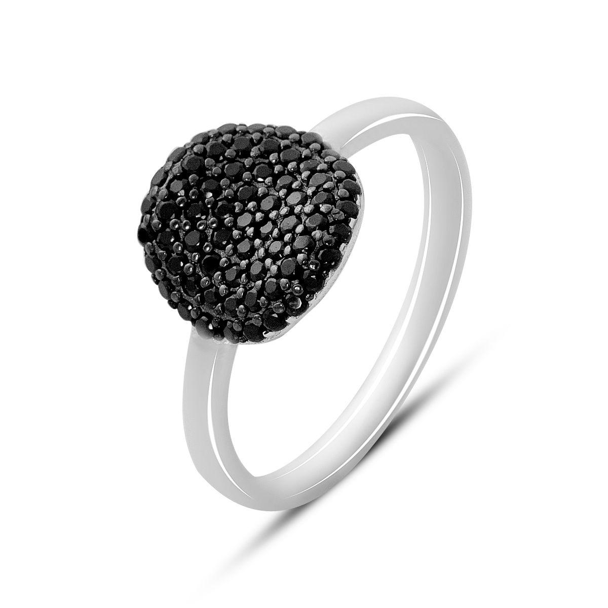 

Срібна каблучка з фіанітами, вага виробу 2,73 гр (2160724) 18.5 білий