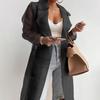 Autumn 2022 Solid Color Lantern Sleeve Women's Jacket: Casual & Versatile