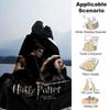 1pc Harry Potter Deathly Hallows Flannel Blanket Soft Warm Throw for Home, Office, Travel, All-Season Cozy Bedding GiftL1250