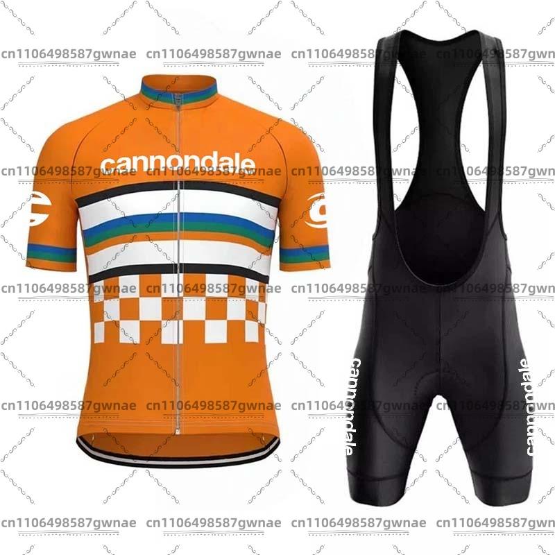 Cannondale Mountain Bike Jersey Set, Reflective Custom Jersey with Bib Shorts Summer Jersey