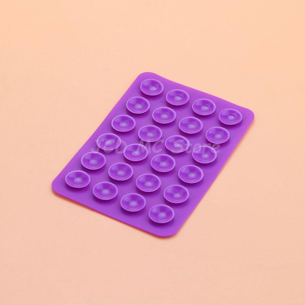 2pcsThickened Silicone Suction Cup 24Square Suction Cups Mobile Phone Tablet Luggage Suction Cup Universal Strong Adhesive Stand