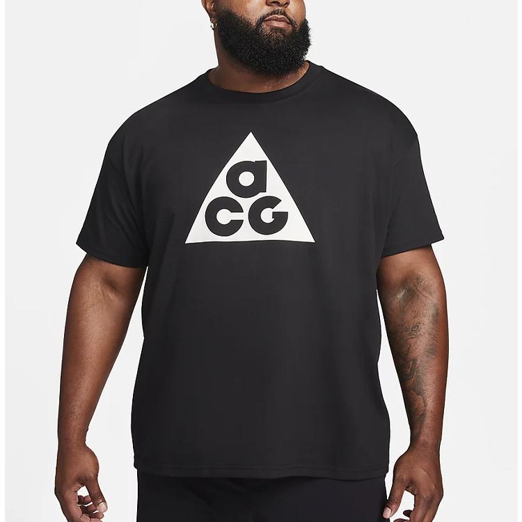 Nike ACG Logo T-shirt Black Men Streetwear DJ3644-010