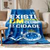Cruzeiro Esporte Clube Doux et confortable Flanelle Convient pour les canapés les salons le camping en plein air les voyages et constitue également un excellent cadeau d'anniversaire