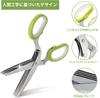 Kitchen Scissors Manual Shredder Hand Shredder Stainless Steel Blades with Safety Cover Cleaning Comb Shredder Vegetable Herb Cutter for Cooking