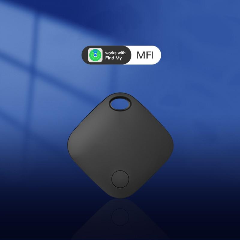 Smart Bluetooth GPS Tracker Works with Find My APP Anti Lose Reminder Device for Iphone Tag Replacement Locator MFI Rated