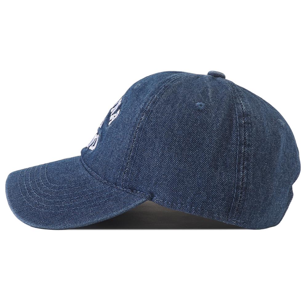 New Vintage Denim Baseball Cap Men Women Letter Embroidered Snapback Hat Cotton Soft Top Caps Casual Retro Unisex Dad Hats