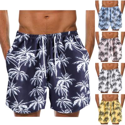 (FOLULU)Mens Funny Quick Dry Surfing Swim Trunks Summer Beach Shorts Holiday Cute Drawstring Board Short With Pockets