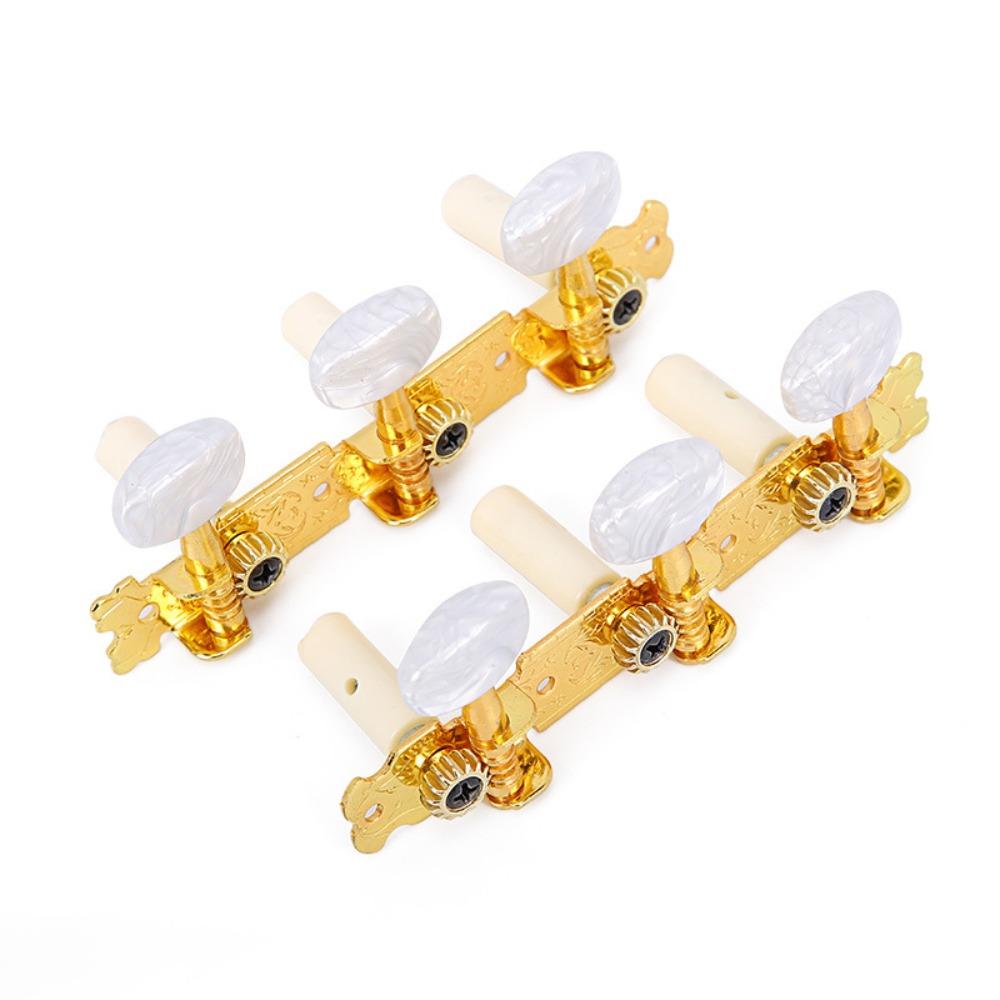 2Pcs/Set Semi-closed Machine Head Tuners Keys Metal Guitar String Tuning Pegs  Stringed Instruments