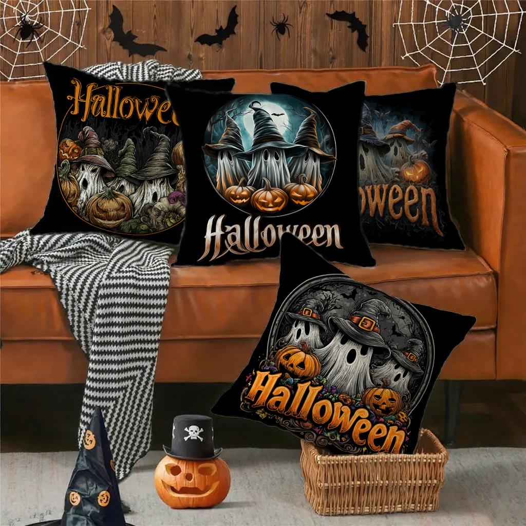 Halloween-Themed Pillowcases For Homesuitable For Sofa Car Bedroom Decorative Cushion Cover Pillow Cover