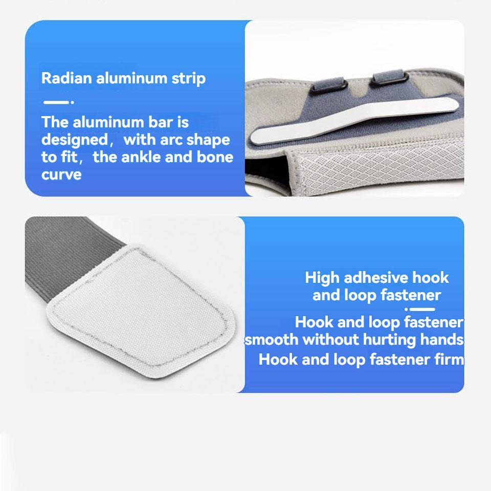 1Pcs Sports Ankle Brace Aluminum Strip Support Sprained Ankle Sprained Joint Support Binding Tape Pressurized Fixed Ankle Brace