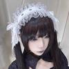 Gothic Harajuku Steampunk Y2K Wing Headwear Bow Headband Lolita Gothic Dark Angel Headwear and Hair Accessories