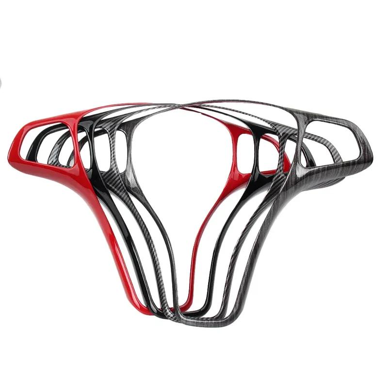 Car Steering Wheel Cover Decoration Trim 4Pcs Colors For Mercedes Benz A B C E S Class GLA GLC CLA GLE GLS CLS Universal