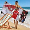 William Saliba Print Beach Towel, Large Soft Quick Dry Towel for Beach Camping Swimming