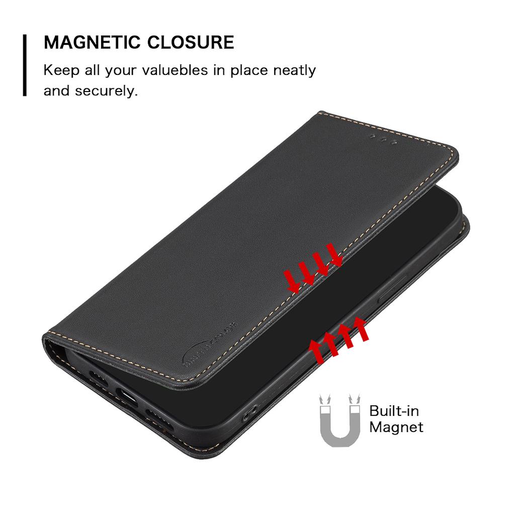 For Xiaomi Redmi Note 15 Pro 4G (Global) Leather Case BINFEN COLOR BF18 Phone Stand Cover with Card Slots