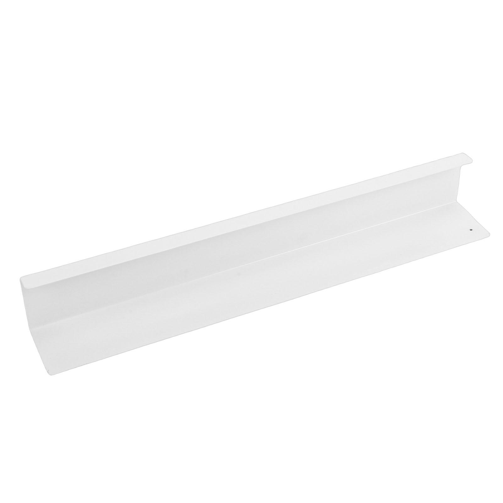 

Magnetic Attachment Wall Floating Shelf No Drill Carbon Steel Picture Shelf Multifunction Easy To Install for Bathroom белый