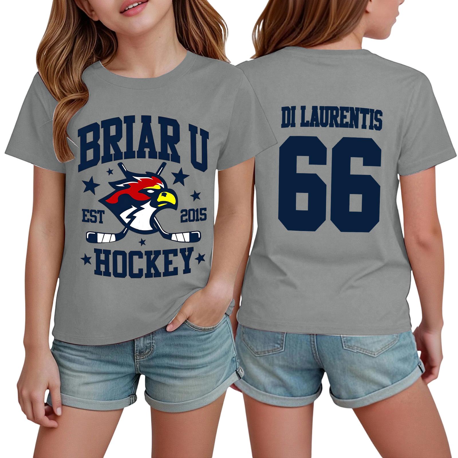Kids Printed Short Sleeve T-Shirt - Round Neck Loose Fit for Boys Girls 130