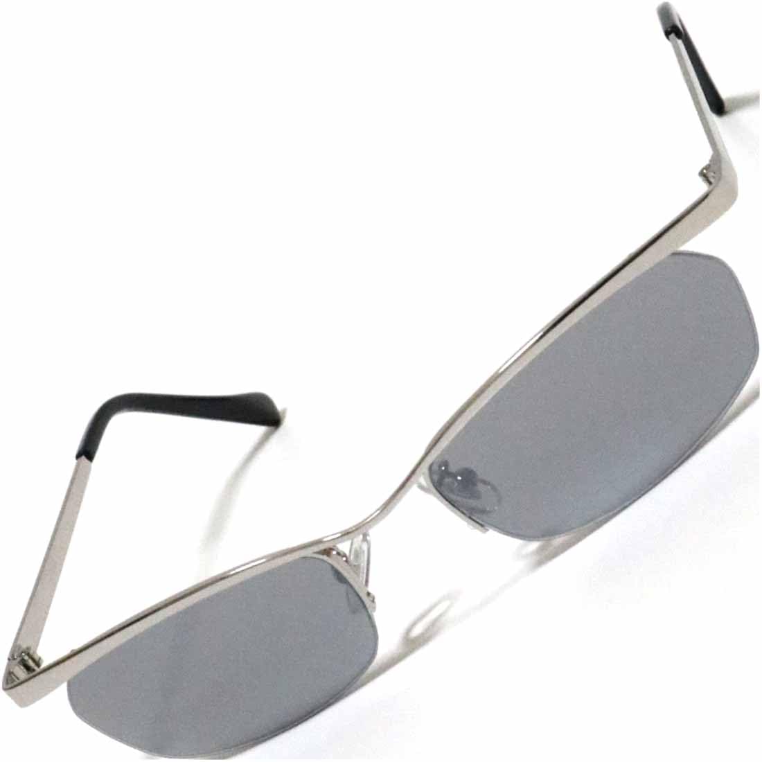 

FashionBerry Серебристый и Дымчатый Стильные Очки для Крутых Слегка Плохих Идеально для Горных УФ Солнцезащитных Очков, Без Диоптрий, Мужские, Крутые, Страшные, Парни,