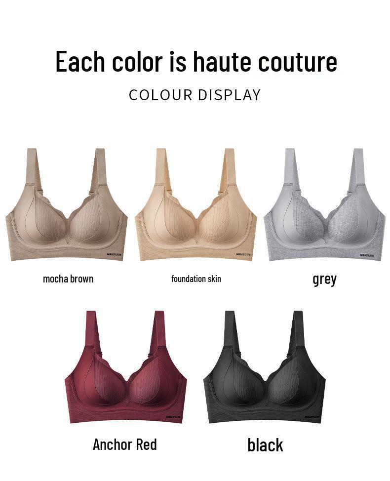 Seamless Wireless Lifting Bra: Supportive, Comfortable, Anti-Sagging Bust Control