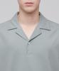 MUSINSA STANDARD Open Collar Polo Shirt [Dusty Mint]