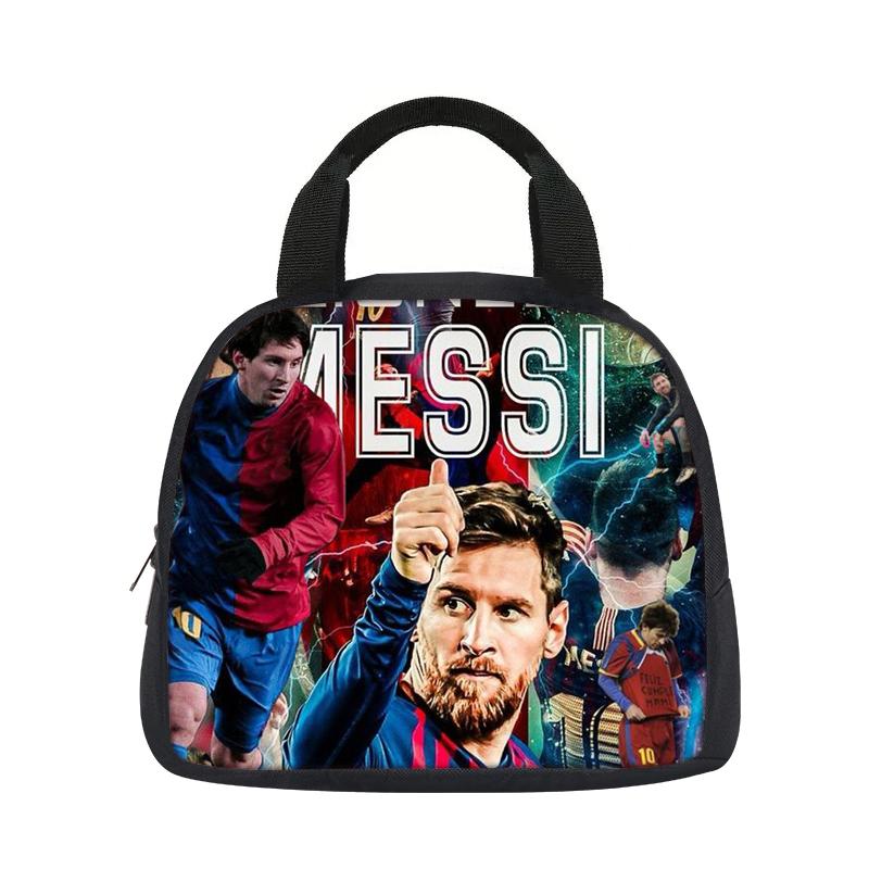 Pen Carrier Football Star Pupil Big Capacity School Supplies Zip Pencil Pouch Haaland Pattern Pen Case Makeup Bag