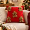 Christmas Throw Covers, Holiday Cushion Cases for Living Room Bedroom Sofa Couch Decor