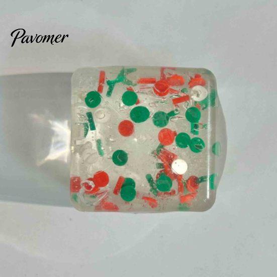 Stress Relief Cube Toys Christmas for Anxiety Relief, Clear Squeeze Fidget Transparent Toy Toy, Soft Stretchy Sensory Party Favors Stocking Stuffers