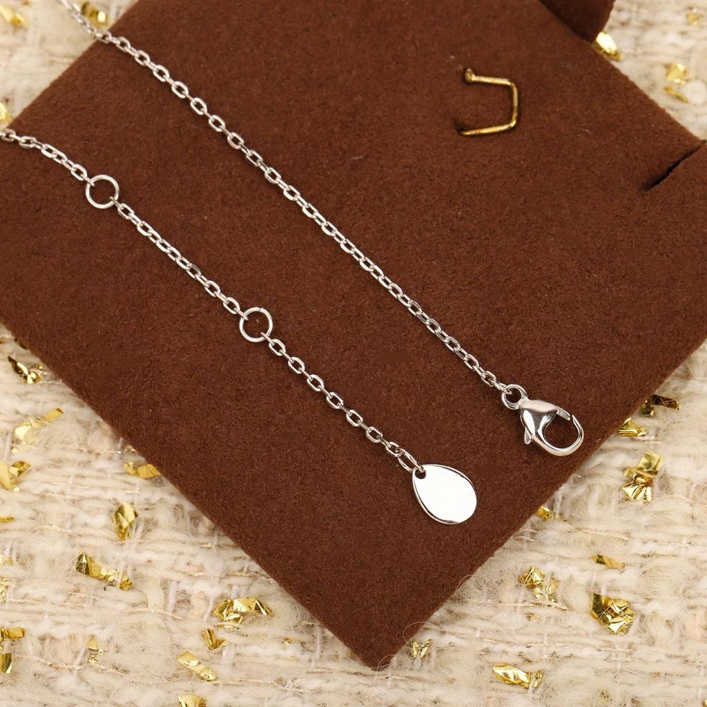 Musla Design Vintage Women's Necklace Luxury Jewelry for Women Gift Water Drop Pendant Fashion Lady Party Chain Necklaces