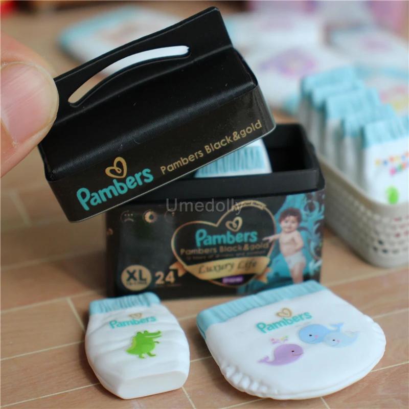 1:6 Scale Miniature Dollhouse Diaper Model for Blyth OB11 Doll Accessories Toy