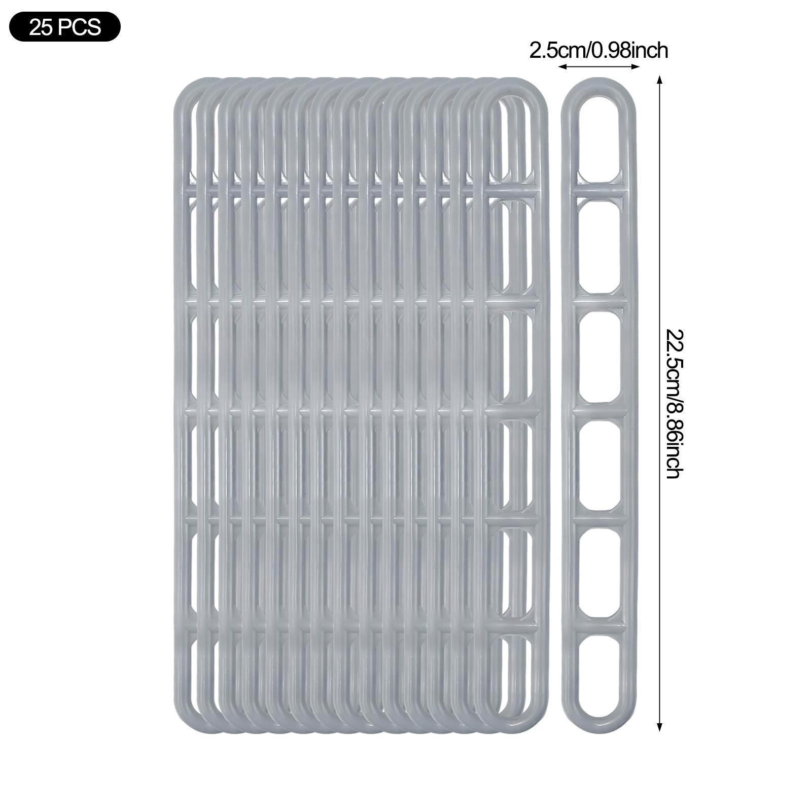 

25PCS Tent Rope Tensioner High Hardness Plastic Durable Adjustable Buckles For Pegs Outdoor Clamping Clamps Camping Accessories серый