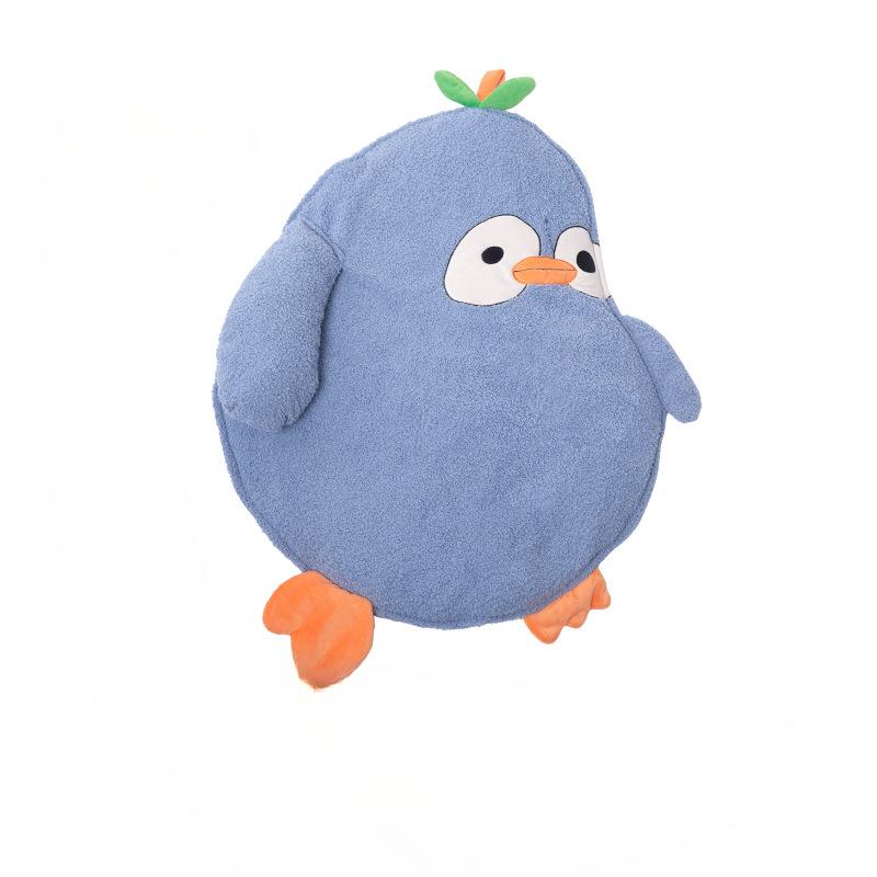 

Креативный коврик для домашних животных в форме пингвина, толстый плюшевый коврик для сна кошек и собак S 43*38cm