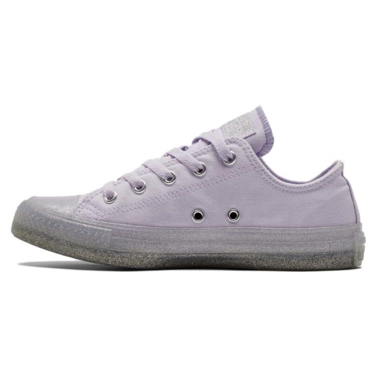 

Converse Низкие кеды Chuck Taylor All Star из парусины Детские кроссовки Серо-фиолетовые A04348C 36