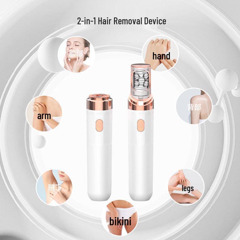 Multifunctional Dual-Head Electric Shaver & Depilator for Men & Women