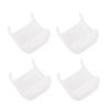 4PCS Wall Mount Holder Fit for YORK3 YORK3 G YORK3 G17 AC Remote Control Air Conditioning Controller Storage Rack