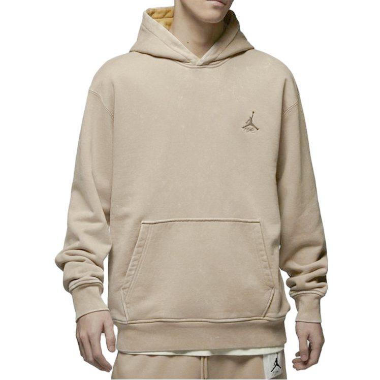 Jordan Sweatshirts Men's Desert Yellow Hooded Thickened Regular DV7562-277