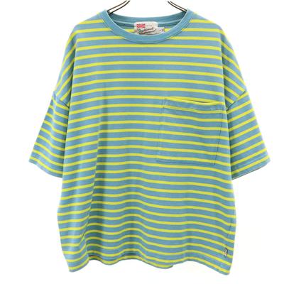 Traditional Weatherwear made in Japan T-Shirt mit Streifenmuster Kurzarm Damen Gebraucht