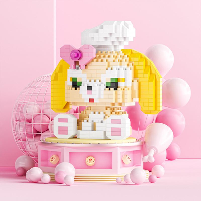 Mikropartikel Bausteine Zusammengebaute Spielzeuge Kompatibel mit Lego Star Dailu Lingna Belle