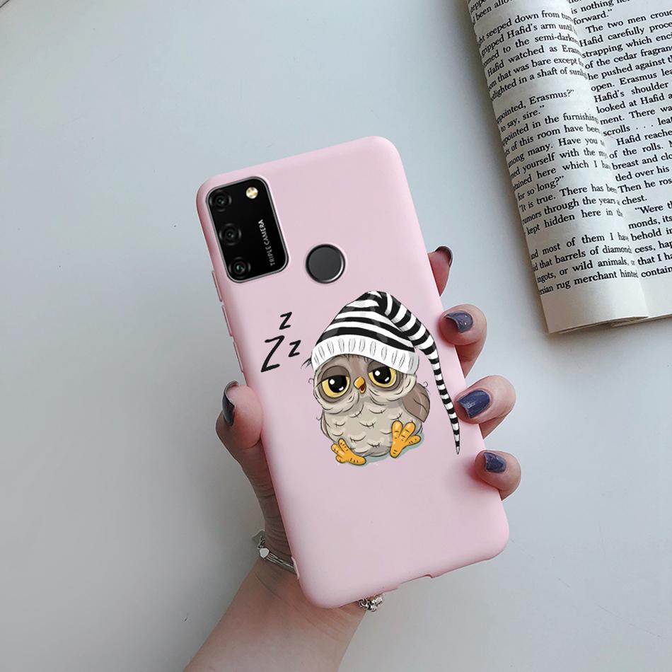 For Huawei Honor 9A Case 2020 Silicon Cover Soft Bumper Coque For Huawei Honor 9A Phone Cases MOA-LX9N Honor9A Love Heart Funda