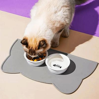 Dog Accessories Feeding and Water Pet For Dogs Silicone Food Mat Cats Non-slip Watering Supplies Feeders Waterproof Pets Home