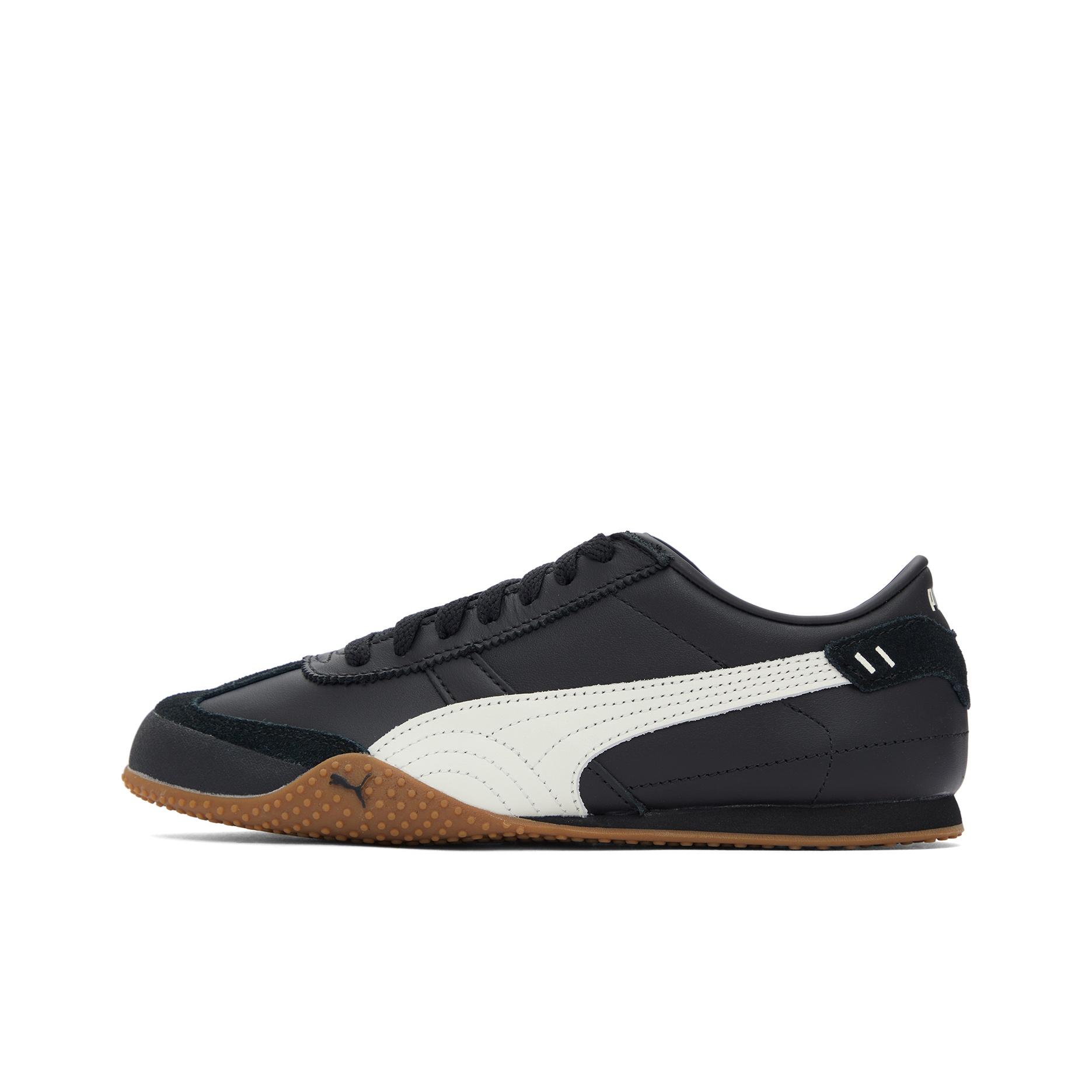 PUMA Bella UT Leather Low Sneakers Black White Unisex 402186-08 EU 38