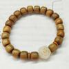 Green Sandalwood Camellia Model Artistic Ornament New Style Small Bracelet